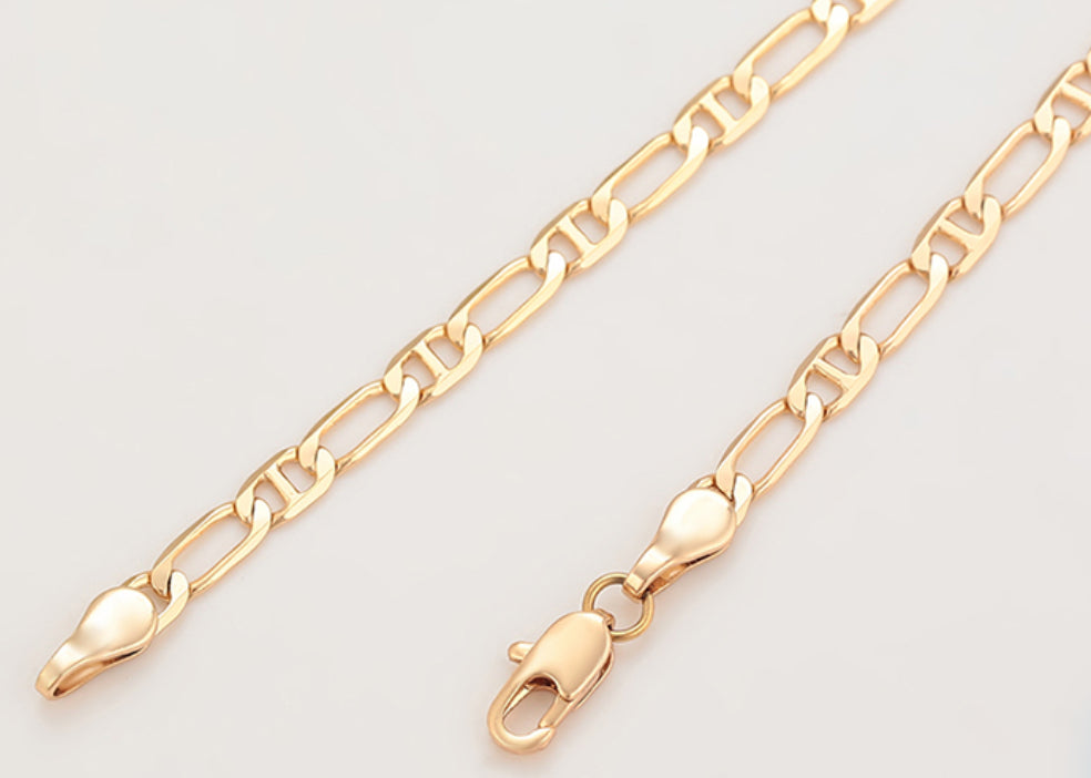 Collar Simple bañado en oro de 18 quilates