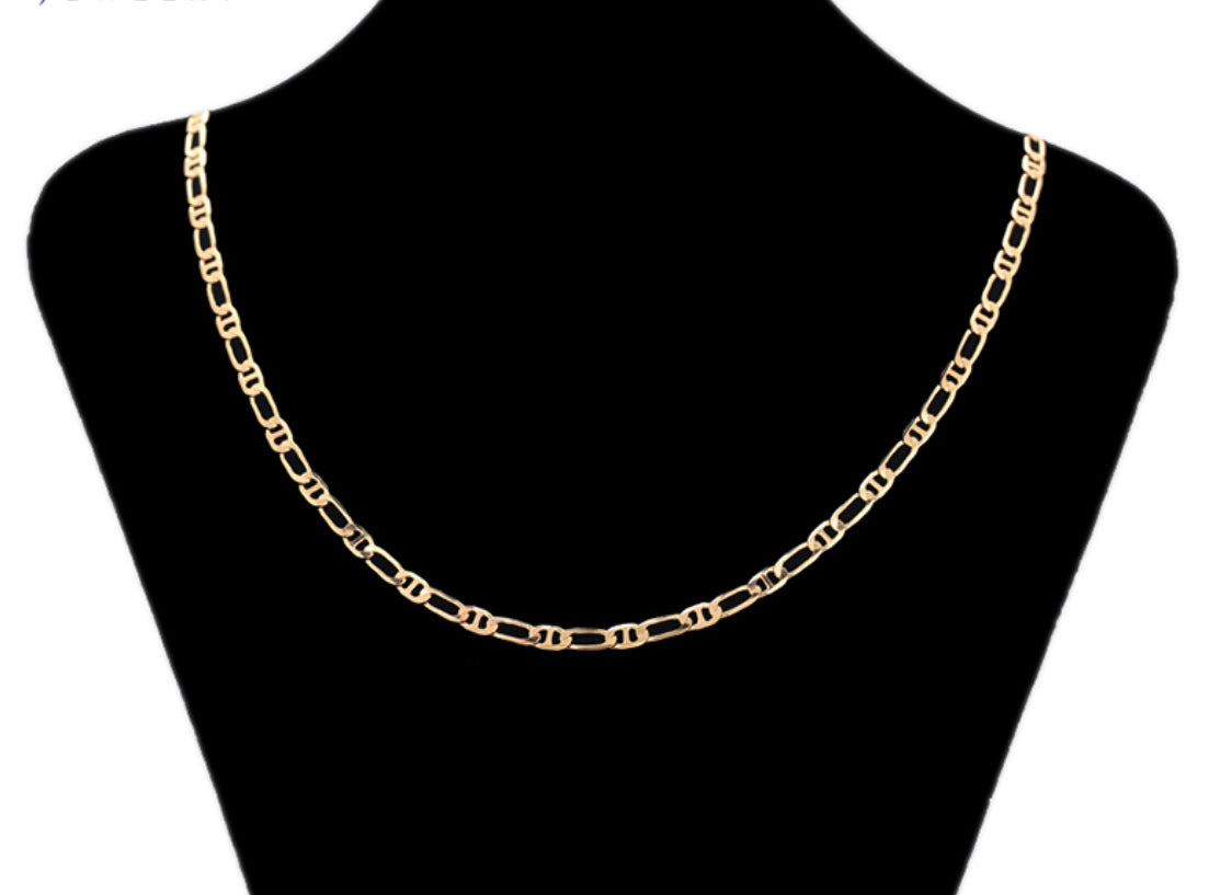 Collar Simple bañado en oro de 18 quilates