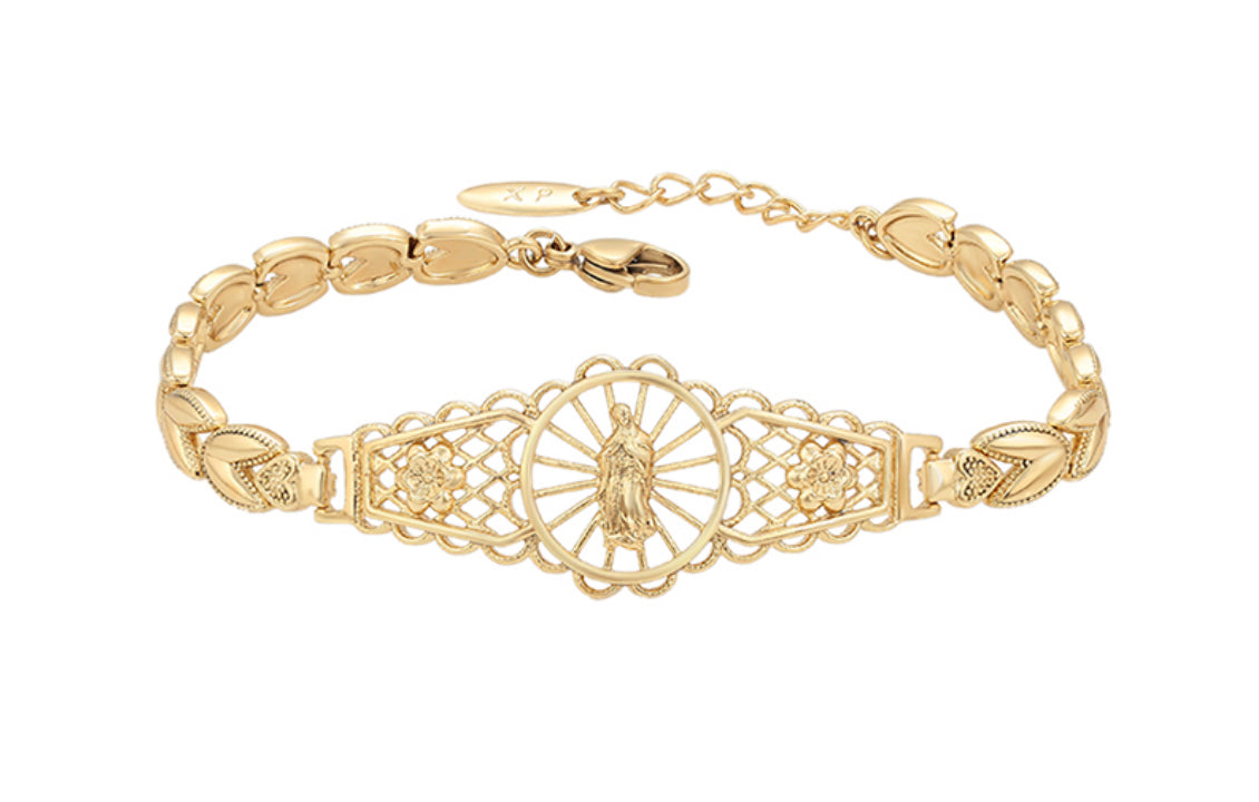 Pulsera elegante en oro de 14 quilates