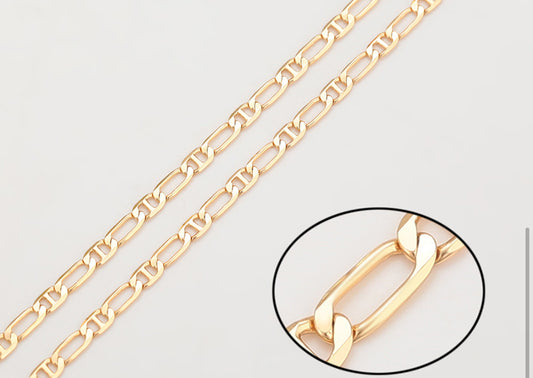 Collar Simple bañado en oro de 18 quilates