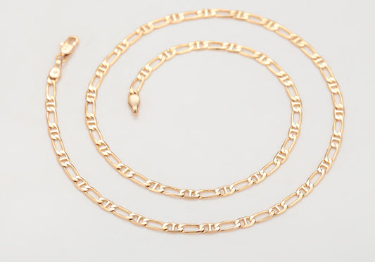 Collar Simple bañado en oro de 18 quilates