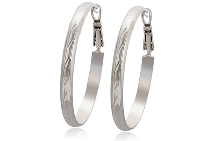 Pendientes chapados en platino