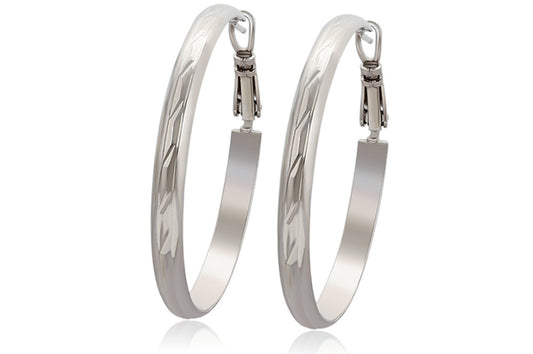 Pendientes chapados en platino