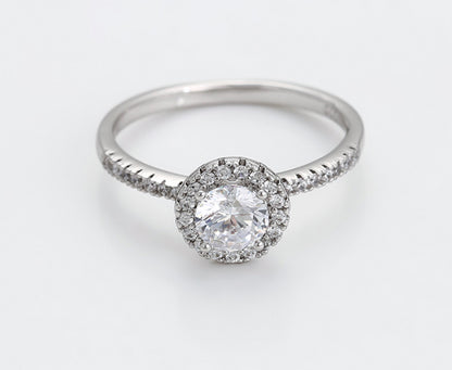 Anillo chapado en platino