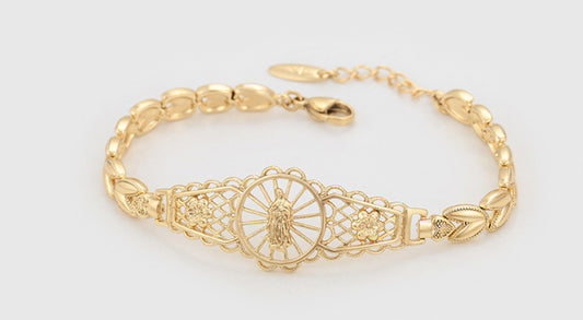Pulsera elegante en oro de 14 quilates
