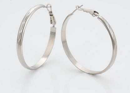 Pendientes chapados en platino